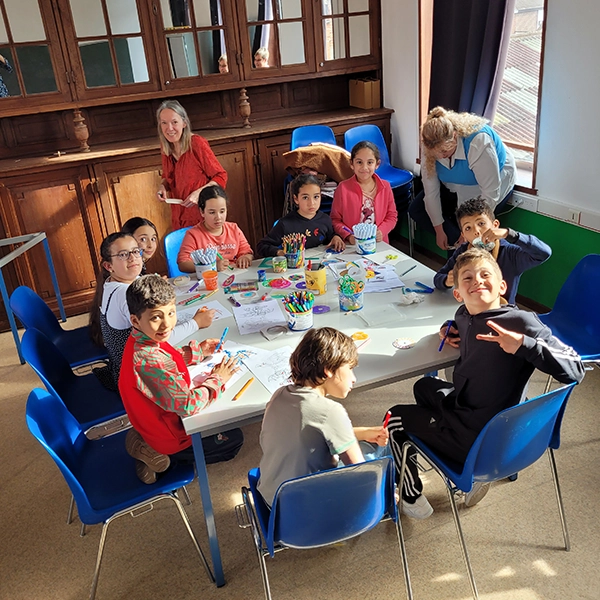 accompagnement à la scolarité des enfants au centre social l'Essentiel d'Halluin